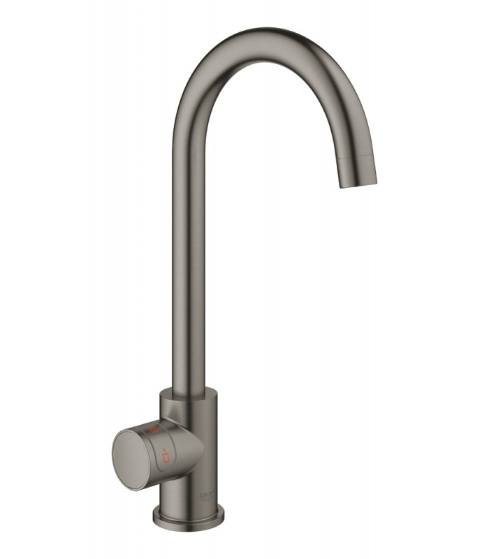 Compra online Misturador e aquecedor de pia de cozinha Grohe GROHE Red Mono Tamanho M Grafite duro escovado (30085AL1) en oferta al mejor precio