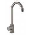 Misturador e aquecedor de pia de cozinha Grohe GROHE Red Mono Tamanho M Grafite duro escovado (30085AL1)