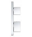 Termostato de chuveiro Grohe Grohtherm Cube para 2 saídas com desligamento e desviador integrados Cromado (24154000)