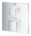 Grohe Grohtherm Cube Termostato de ducha para 2 salidas con cierre e inversor integrado Cromo (24154000)