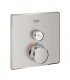 Termostato de chuveiro Grohe Grohtherm SmartControl para 1 saída com válvula de corte Supersteel (29123DC0)