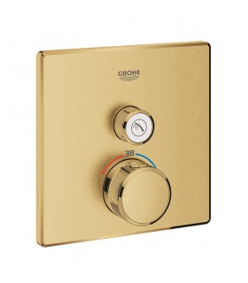 Grohe Grohtherm SmartControl Termostato de ducha para 1 salida con llave de corte Brushed cool sunrise (Oro cepillado) (29123GN0