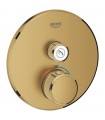 Termostato de chuveiro Grohe Grohtherm SmartControl para 1 saída com válvula de corte Escovado cool sunrise (Ouro escovado) (291