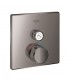 Termostato de chuveiro Grohe Grohtherm SmartControl para 1 saída com válvula de corte Grafite duro (Grafite brilhante) (29123A00