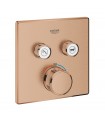 Grohe Grohtherm SmartControl Termostato empotrado con 2 llaves Brushed warm sunset (Cobre cepillado) (29124DL0)