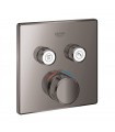 Termostato embutido Grohe Grohtherm SmartControl com 2 válvulas Grafite duro (Grafite brilhante) (29124A00)