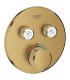 Termostato Grohe Grohtherm SmartControl oculto com 2 alças Escovado cool sunrise (Ouro escovado) (29119GN0)
