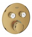 Grohe Grohtherm SmartControl Termostato empotrado con 2 llaves Brushed cool sunrise (Oro cepillado) (29119GN0)