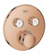 Grohe Grohtherm SmartControl Termostato empotrado con 2 llaves Warm sunset (Cobre brillo) (29119DA0)
