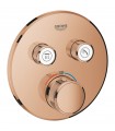Termostato embutido Grohe Grohtherm SmartControl com 2 válvulas Warm sunset (cobre brilhante) (29119DA0)