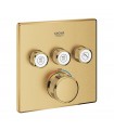Grohe Grohtherm SmartControl Termostato empotrado con 3 llaves Brushed cool sunrise (Oro cepillado) (29126GN0)