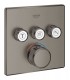 Grohe Grohtherm SmartControl Termostato empotrado con 3 llaves Brushed hard graphite (Grafito cepillado) (29126AL0)