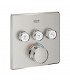 Grohe Grohtherm SmartControl Termostato empotrado con 3 llaves Supersteel (29126DC0)