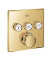 Termostato oculto Grohe Grohtherm SmartControl com 3 válvulas Cool Sunrise (ouro brilhante) (29126GL0)