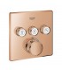 Grohe Grohtherm SmartControl Termostato empotrado con 3 llaves Warm sunset (Cobre brillo) (29126DA0)