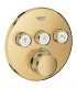 Grohe Grohtherm SmartControl Termostato empotrado con 3 llaves Cool sunrise (Oro brillo) (29121GL0)