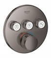 Termostato embutido Grohe Grohtherm SmartControl com 3 válvulas Grafite duro (Grafite brilhante) (29121A00)