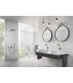 Termostato embutido Grohe Grohtherm SmartControl com 3 válvulas Grafite duro escovado (29121AL0)