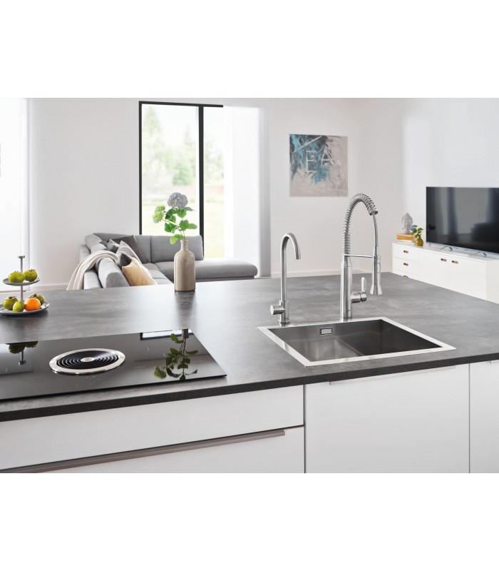 Compra online Misturadora monocomando para lava-loiça Grohe K7 1/2" Supersteel (31379DC0) en oferta al mejor precio