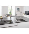Misturadora monocomando para lava-loiça Grohe K7 1/2" Supersteel (31379DC0)