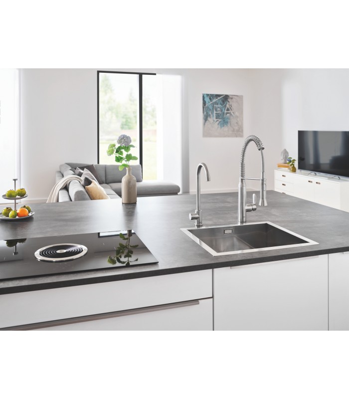 Compra online Misturadora monocomando para lava-loiça Grohe K7 1/2" Supersteel (31379DC0) en oferta al mejor precio