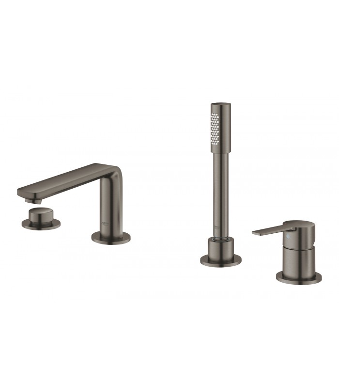 Compra online Combinação monocomando Grohe Lineare
para banheira e chuveiro 1/2" grafite duro escovado (19577AL1) en oferta al mejor precio