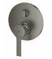 Misturador monocomando Grohe Lineare com desviador de 3 vias. Grafite duro escovado (24095AL1)