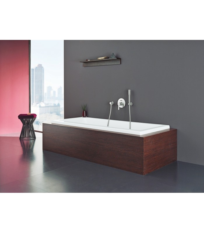 Compra online Grohe Lineare Monomando para baño 
y ducha 1/2" Supersteel (19297DC1) en oferta al mejor precio