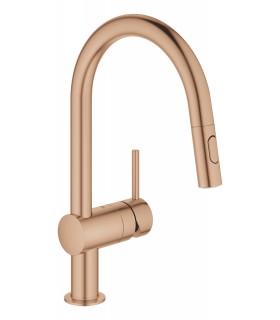 Grohe Minta Monomando de fregadero 1/2" Brushed warm sunset (Cobre cepillado) (32321DL2)