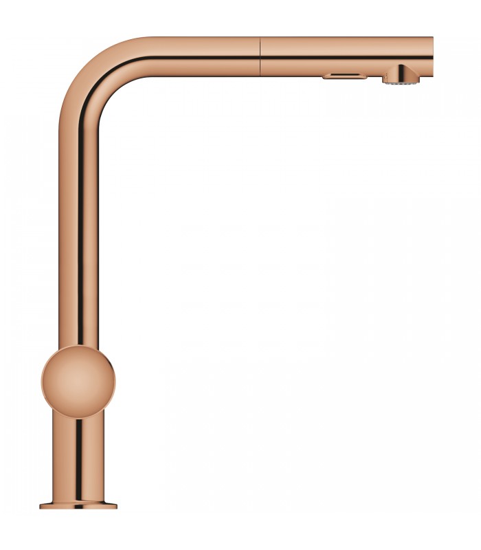 Compra online Grohe Minta Monomando de fregadero 1/2" Warm sunset (Cobre brillo) (30274DA0) en oferta al mejor precio