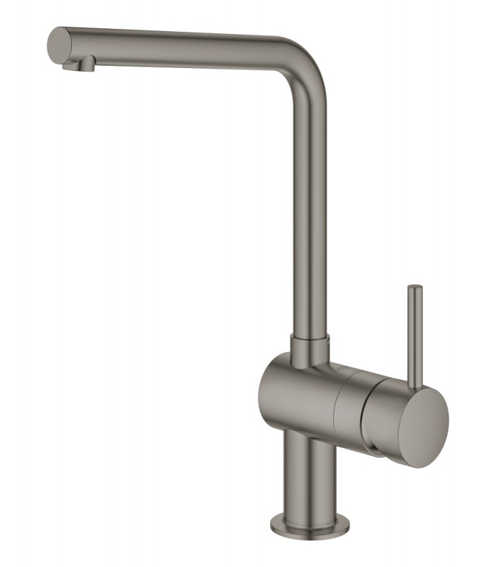 Compra online Grohe Minta Monomando de fregadero 1/2" Brushed hard graphite (Grafito cepillado) (31375AL0) en oferta al mejor precio