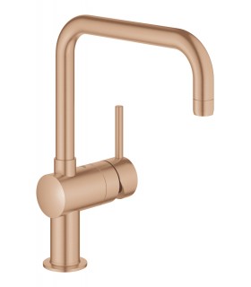 Misturador monocomando para lavatório Grohe Minta 1/2" escovado warm sunset (cobre escovado) (32488DL0)