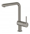 Misturadora monocomando para lava-loiça Grohe Minta 1/2" grafite duro escovado (30274AL0)