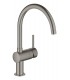 Grohe Minta Monomando de fregadero 1/2" Brushed hard graphite (Grafito cepillado) (32917AL0)