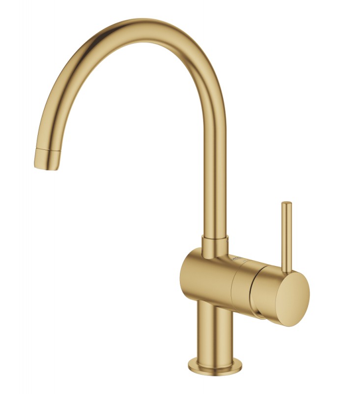 Compra online Misturador monocomando para lavatório Grohe Minta 1/2" escovado cool sunrise (dourado escovado) (32917GN0) en oferta al mejor precio