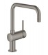 Grohe Minta Monomando de fregadero 1/2" Brushed hard graphite (Grafito cepillado) (32488AL0)