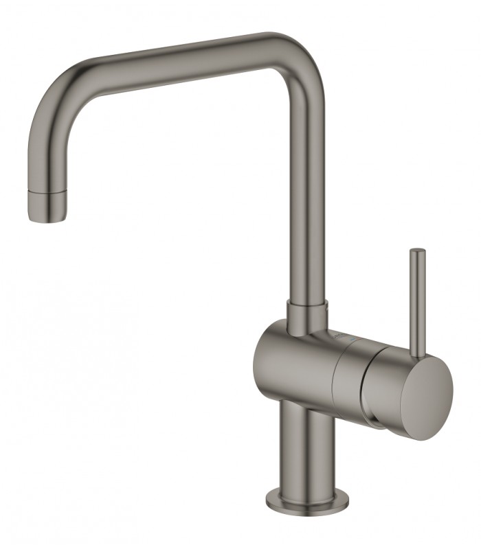 Compra online Grohe Minta Monomando de fregadero 1/2" Brushed hard graphite (Grafito cepillado) (32488AL0) en oferta al mejor precio
