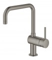 Grohe Minta Monomando de fregadero 1/2" Brushed hard graphite (Grafito cepillado) (32488AL0)