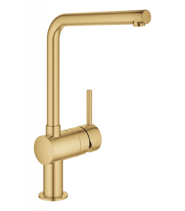 Compra online Misturador monocomando para lavatório Grohe Minta 1/2" escovado cool sunrise (dourado escovado) (31375GN0) en oferta al mejor precio