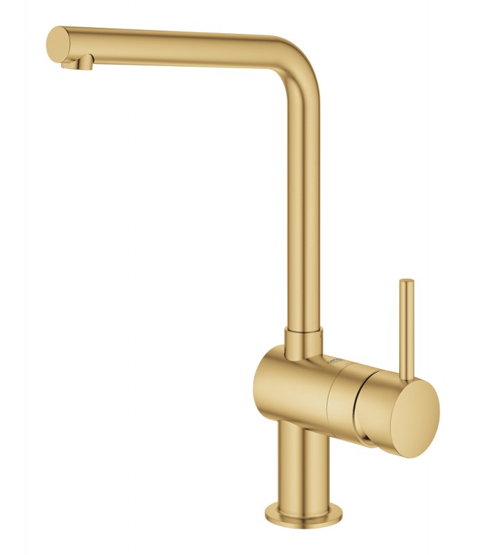 Compra online Misturador monocomando para lavatório Grohe Minta 1/2" escovado cool sunrise (dourado escovado) (31375GN0) en oferta al mejor precio