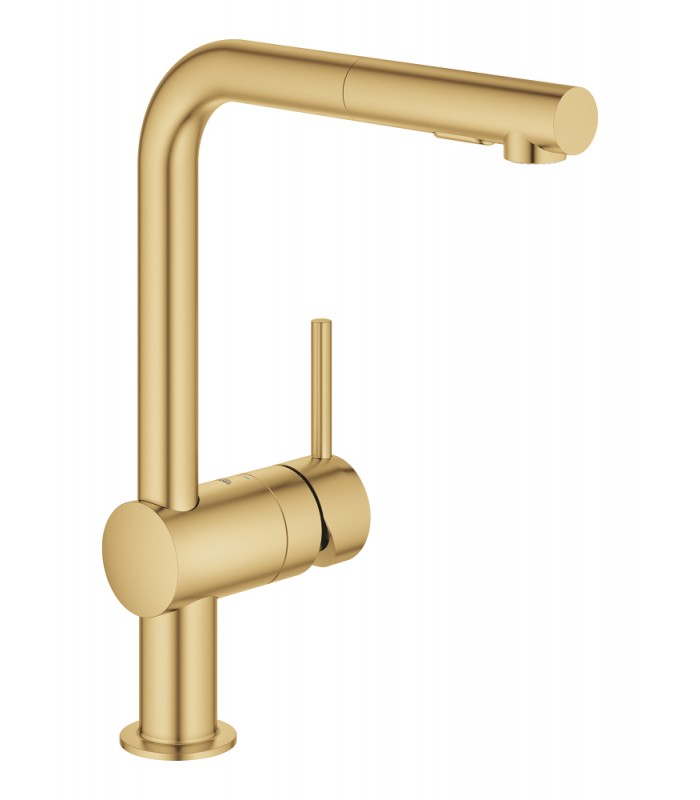 Compra online Grohe Minta Monomando de fregadero 1/2" Brushed cool sunrise (Oro cepillado) (30274GN0) en oferta al mejor precio