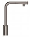 Grohe Minta SmartControl Monomando de fregadero con SmartControl integrado Hard graphite (Grafito brillo) (31613A00)