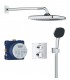 Conjunto de chuveiro de parede Grohe Precision Vitalio Comfort 250 cromado (34882000)