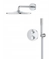 Conjunto de chuveiro de parede Grohe Precision Vitalio Rain Mono 310 cromado (34880000)