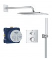 Grohe Precision Conjunto de ducha mural Vitalio Rain Mono 310 Cube Cromo (34881000)