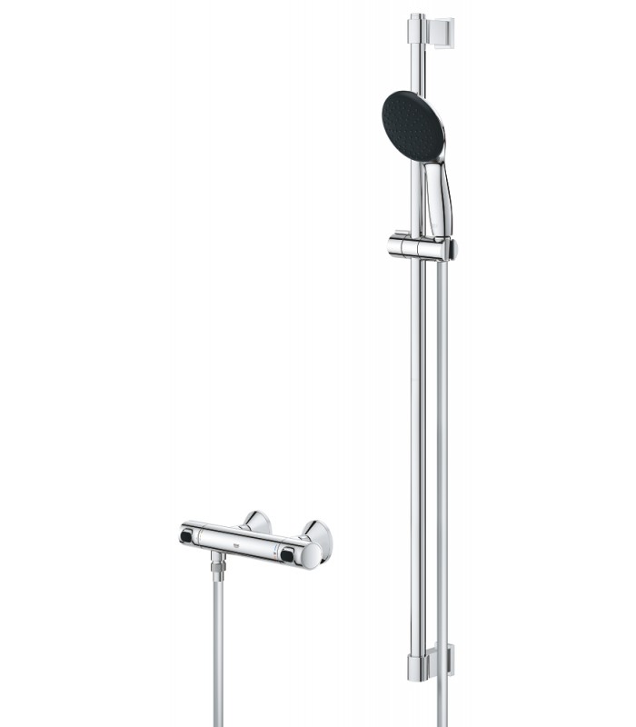 Compra online Misturador termostático de chuveiro Grohe Precision Flow 1/2" cromado (34805001) en oferta al mejor precio