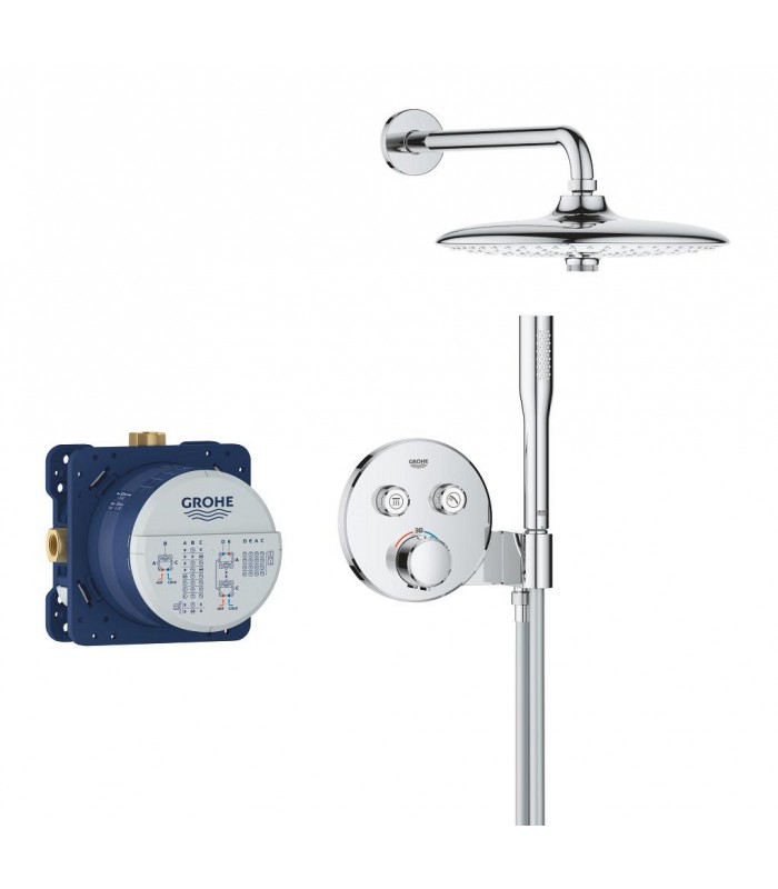 Compra online Grohe Precision SmartControl Conjunto de ducha mural Vitalio Joy 260 Cromo (34878000) en oferta al mejor precio