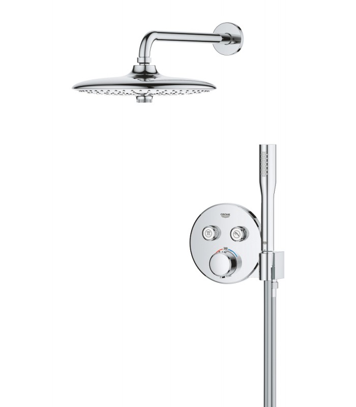 Compra online Conjunto de chuveiro de parede Grohe Precision SmartControl Vitalio Joy 260 Chrome (34878000) en oferta al mejor precio