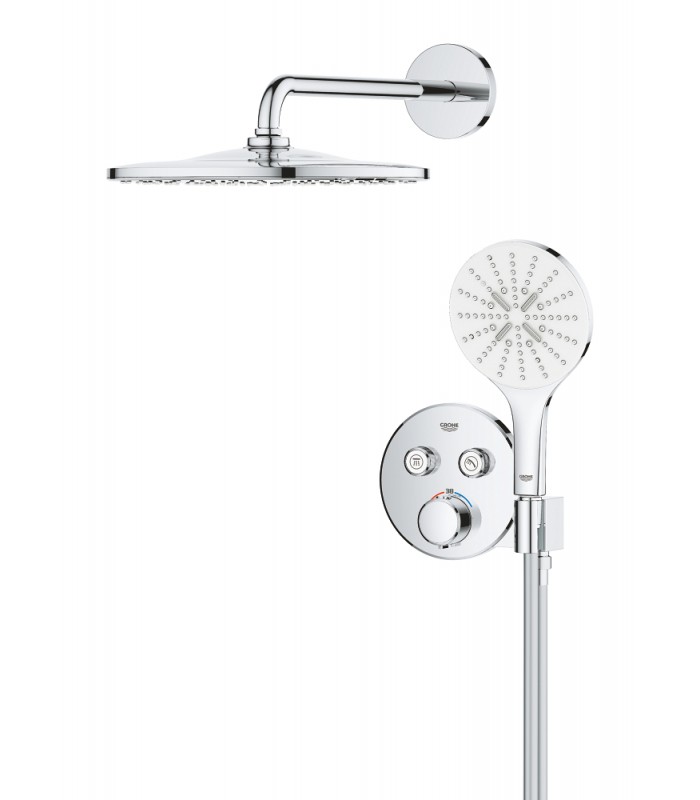 Compra online Conjunto de chuveiro de parede Grohe Precision SmartControl Vitalio Rain Mono 310 Chrome (34877000) en oferta al mejor precio