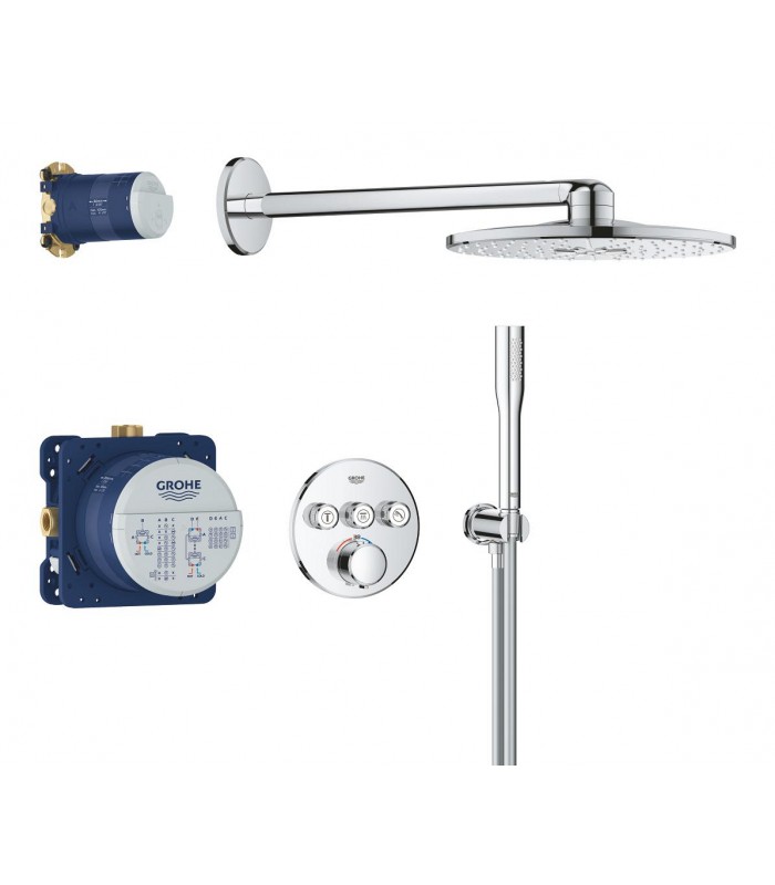 Compra online Grohe Precision SmartControl Conjunto de ducha mural Vitalio SmartActive 310 Cromo (34874000) en oferta al mejor precio